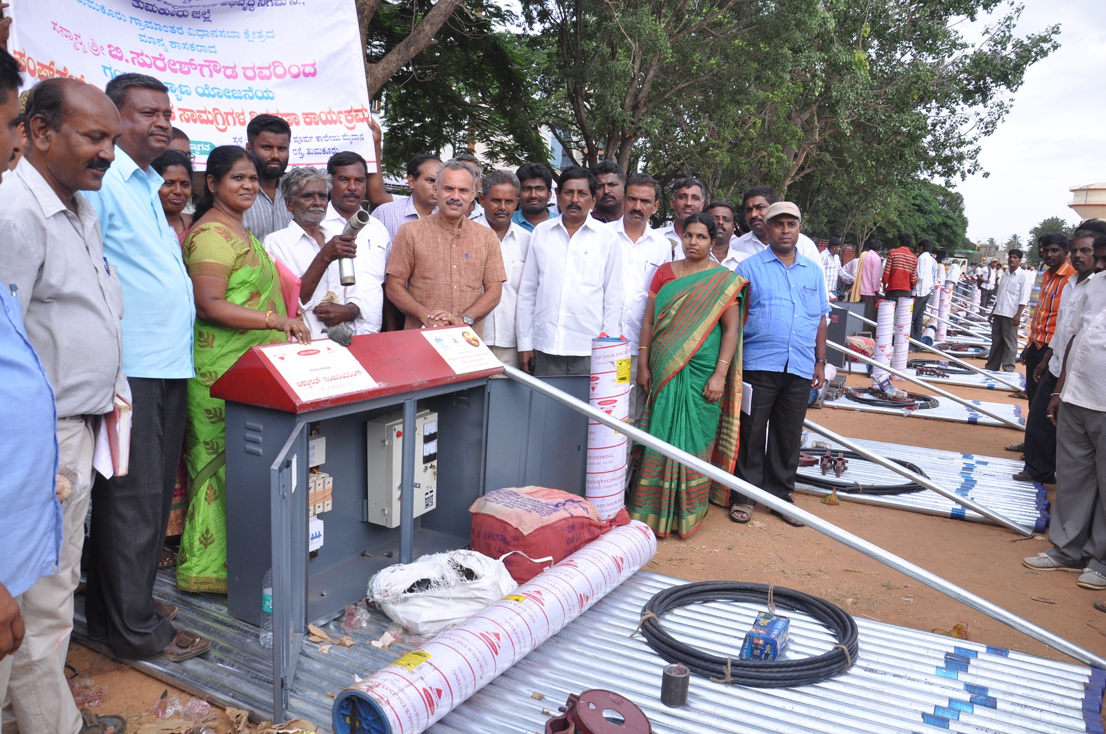 ಗಂಗಾ ಕಲ್ಯಾಣ ಫಲಾನುಭವಿಗಳಿಗೆ ಪಂಪು ಮೋಟಾರ್ ವಿತರಣೆ
